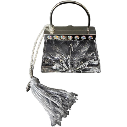 Lenox Lead Crystal "On the Town Handbag" Ornament - Silver-Tone Finish