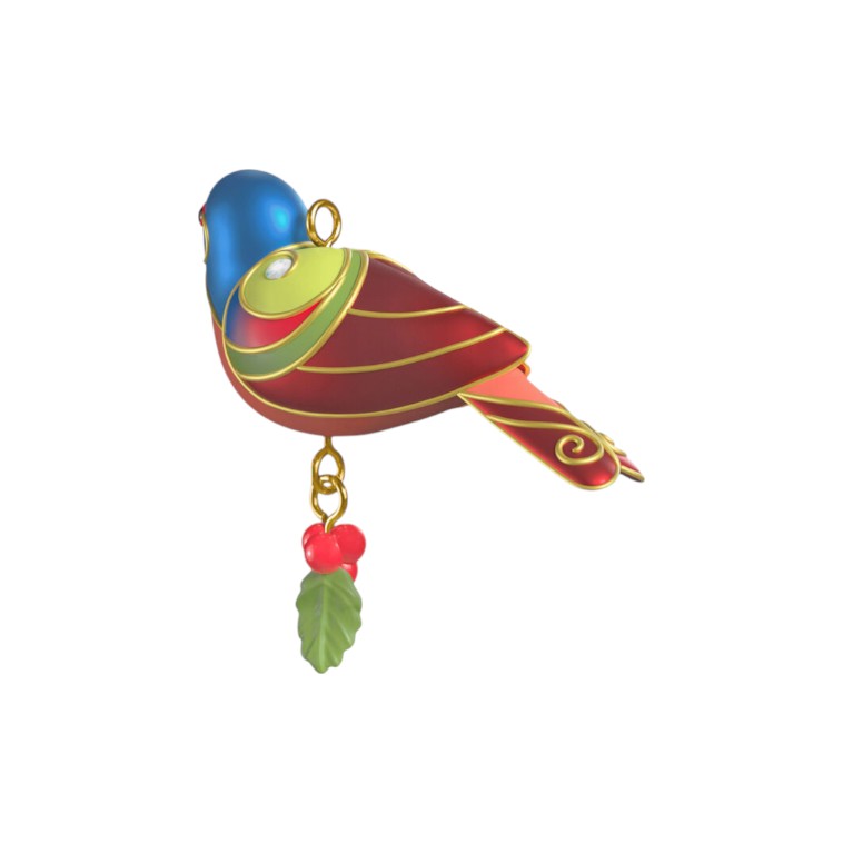 2025 Painted Bunting (Miniature)