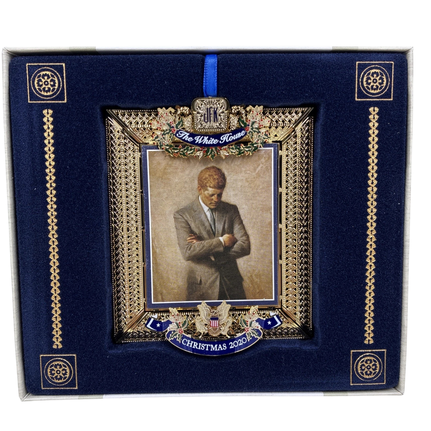 President John F. Kennedy Ornament: 35th US President & Youngest in Office