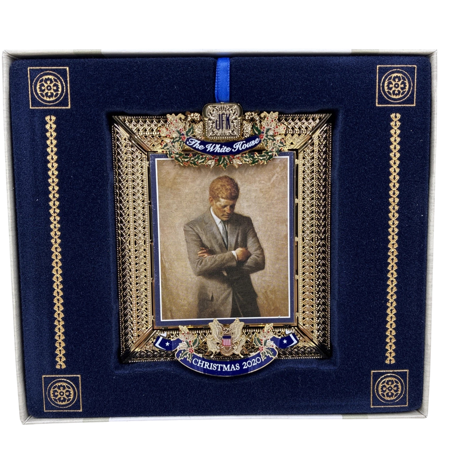 President John F. Kennedy Ornament: 35th US President & Youngest in Office