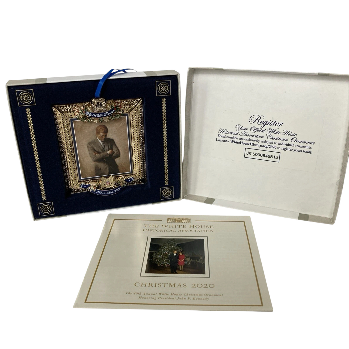 President John F. Kennedy Ornament: 35th US President & Youngest in Office