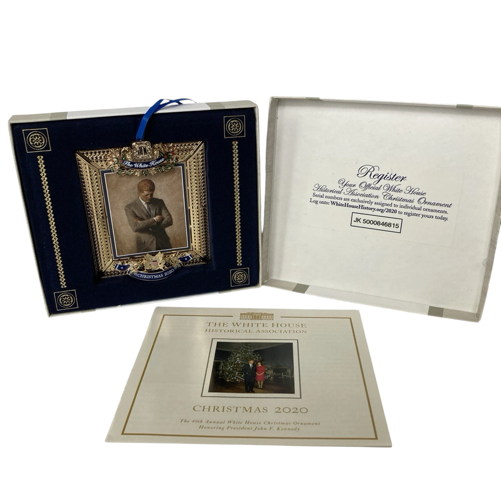 President John F. Kennedy Ornament: 35th US President & Youngest in Office