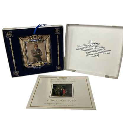 President John F. Kennedy Ornament: 35th US President & Youngest in Office