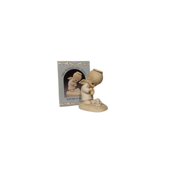 Shop Sam Butcher's Angel Figurine with Sheep - Perfect Gift for Any Occasion