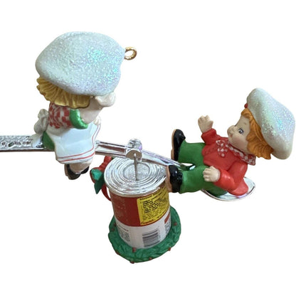 Vintage A Hearty Christmas Carlton Cards Ornaments (Campbell's Soup) CXOR-090T