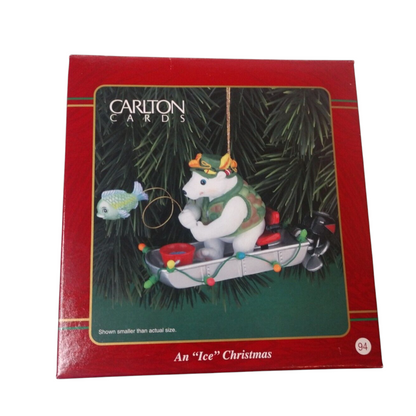Vintage An "Ice" Christmas (Polar Bear) by Carlton Cards CXOR-094A