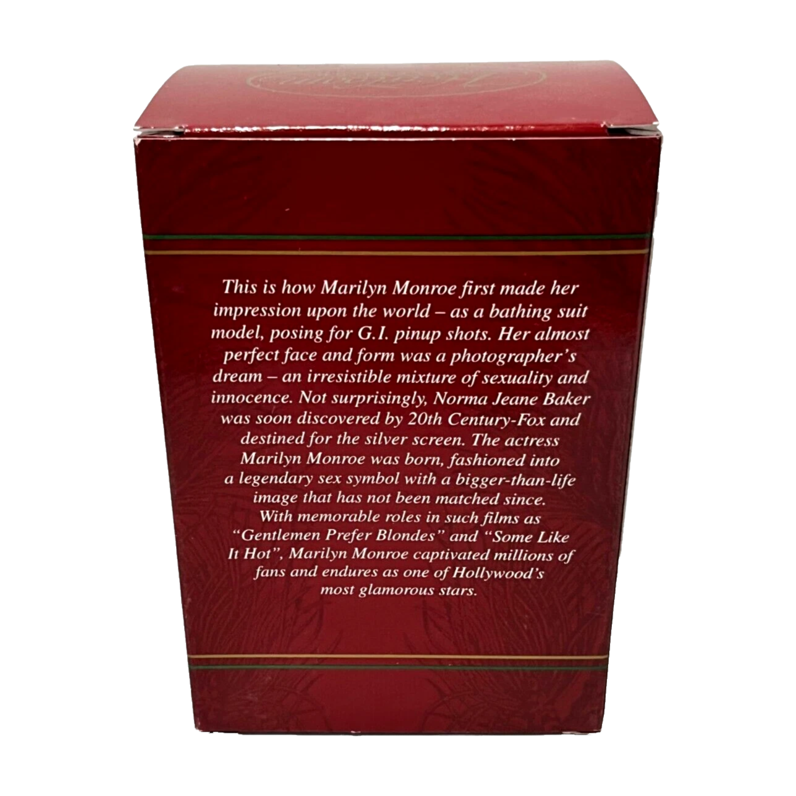 Vintage Bathing Beauty Marilyn Carlton Cards Ornaments (Marilyn Monroe) CXOR-071C