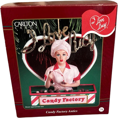 Vintage Candy Factory Antics Carlton Cards Ornaments (I Love Lucy) by Carlton Cards CXOR-063C