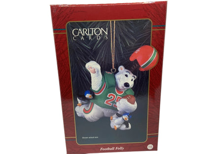Vintage Football Folly Carlton Cards Ornaments (Football) CXOR-114Y