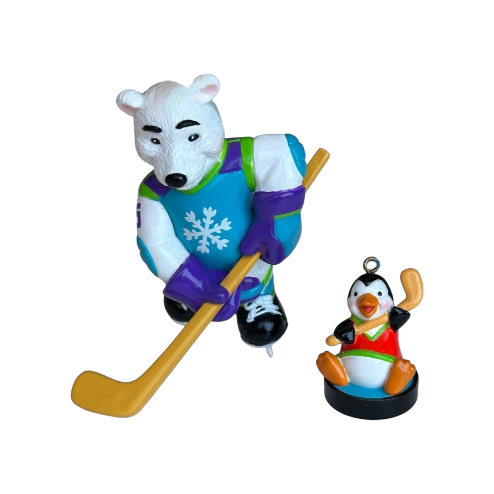 Vintage Happy Hockeydays Carlton Cards Ornaments (Sports & Activities) CXOR-076J