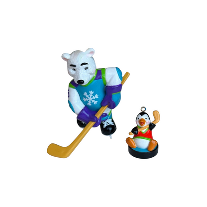 Vintage Happy Hockeydays Carlton Cards Ornaments (Sports & Activities) CXOR-076J