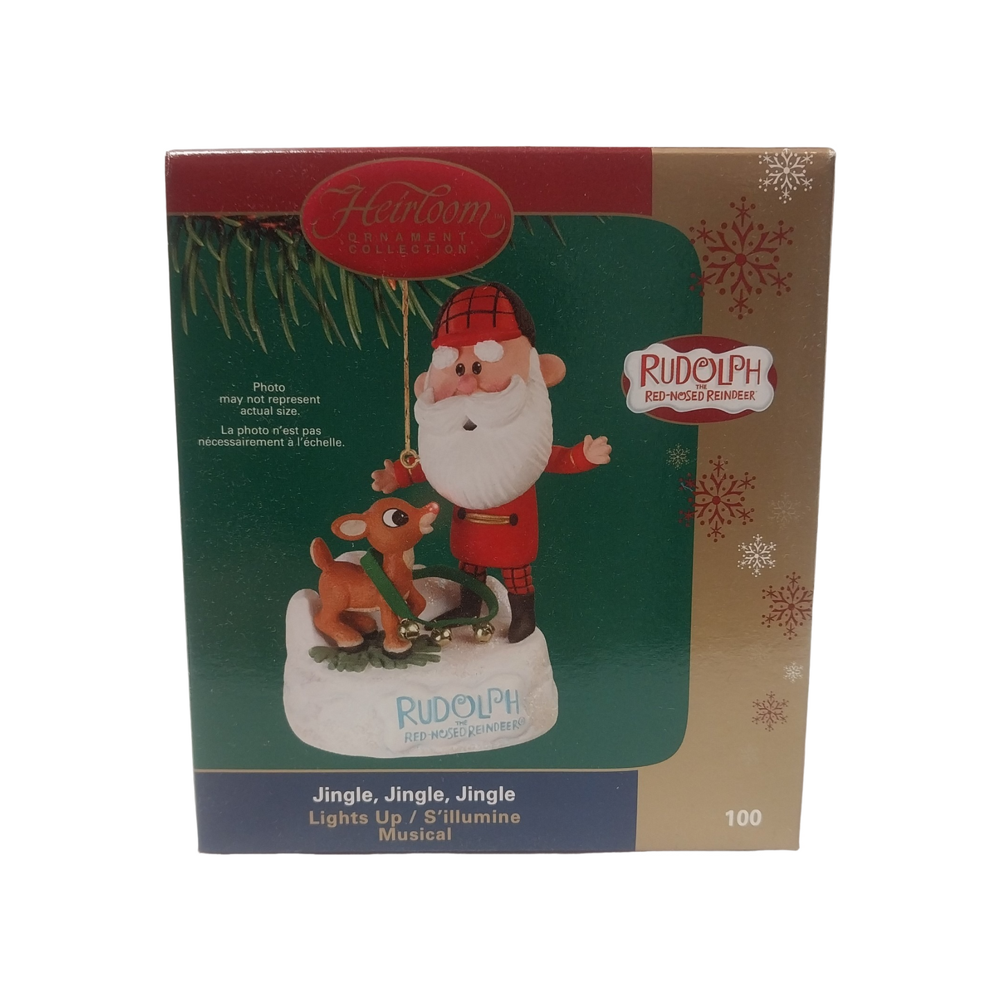 Vintage Jingle, Jingle, Jingle Carlton Cards Ornaments (Rudolph the Red-Nosed Reindeer) by Carlton Cards CXOR-100N CXOR-100N