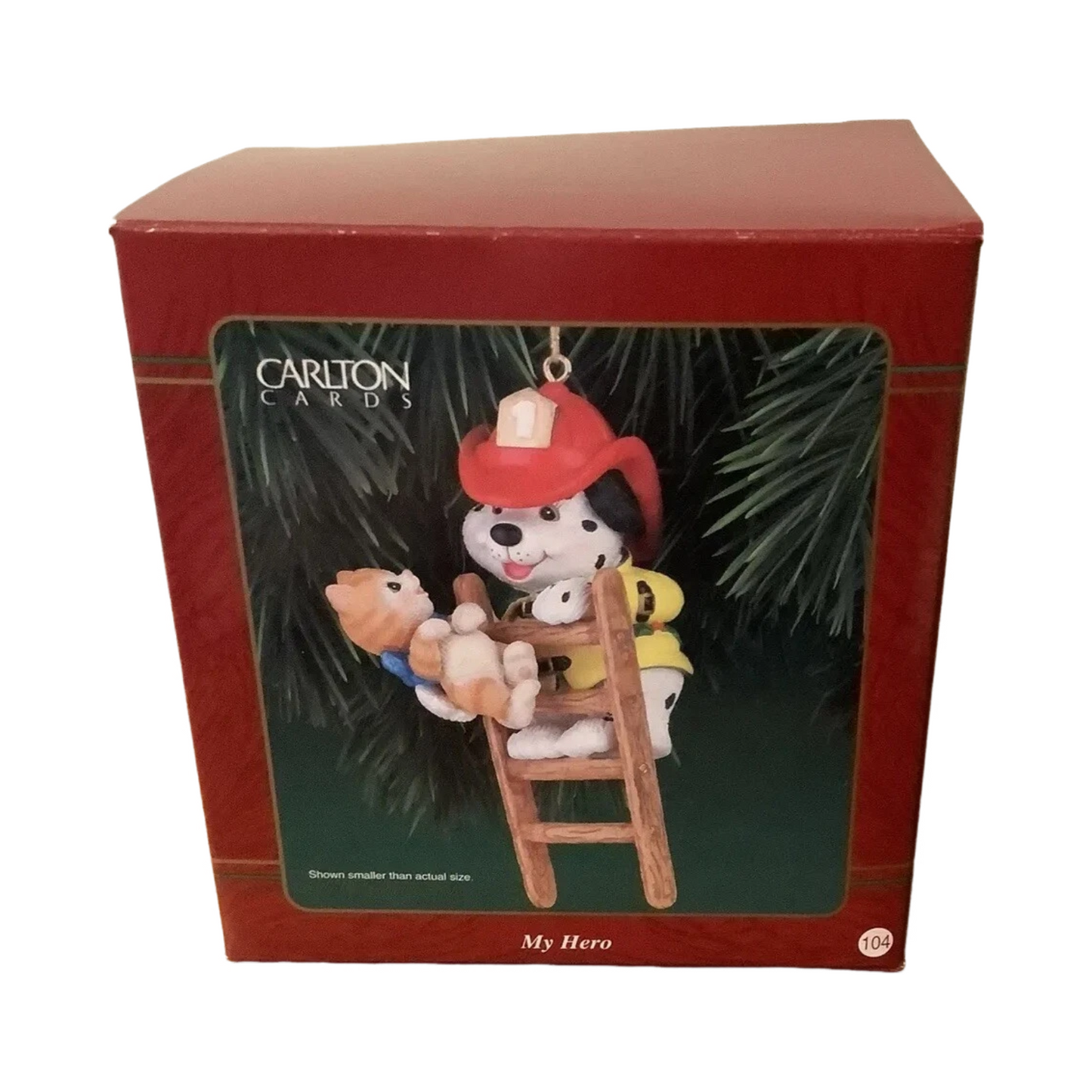 Vintage My Hero Carlton Cards Ornaments (Firefighter) CXOR-105A