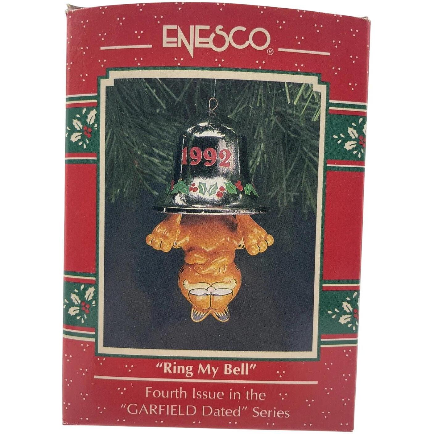 Vintage Ring My Bell - Fourth Issue in the "Garfield Dated" Series Enesco Ornament (Garfield) 580740