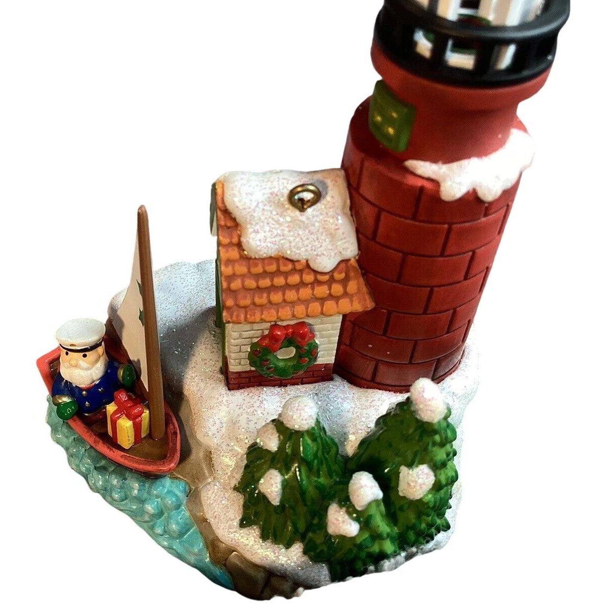 Vintage Santa by the Sea Carlton Cards Ornaments (Lighthouse) by Carlton Cards CXOR-088N