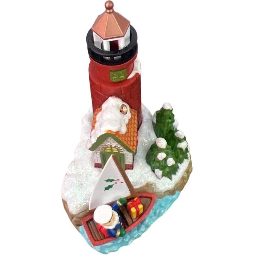Vintage Santa by the Sea Carlton Cards Ornaments (Lighthouse) by Carlton Cards CXOR-088N