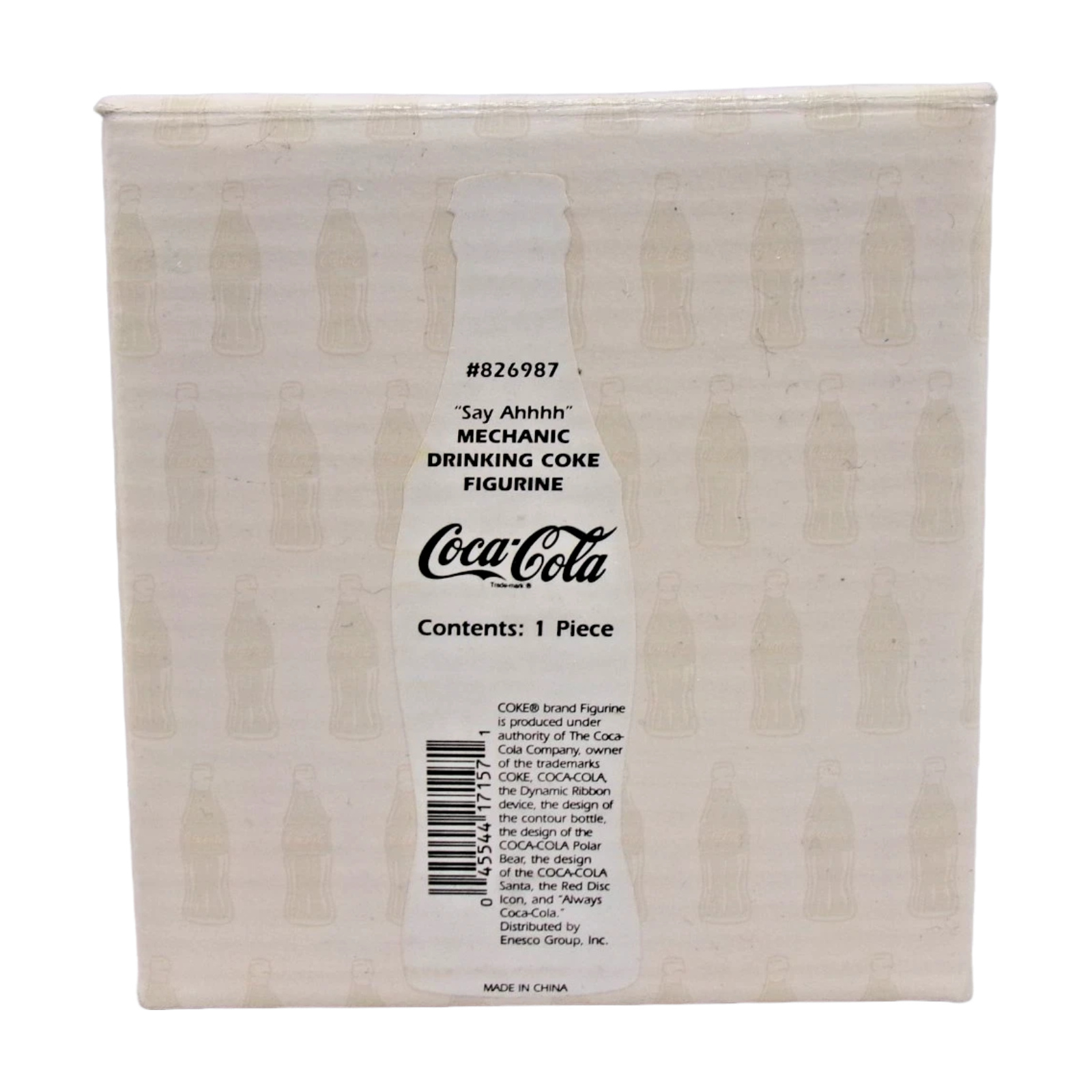 Vintage Say Ahhhh MMM Coca-Cola Collect Enesco Ornament (Coca Cola) 826987A 826987A