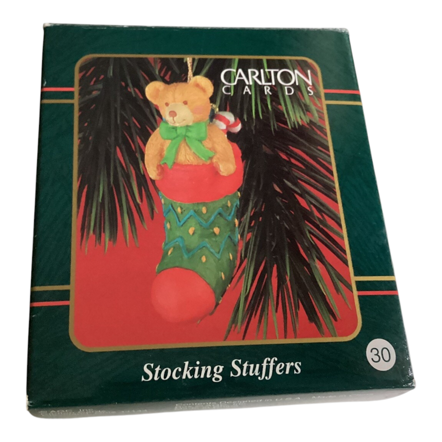 Vintage Stocking Stuffer - American Greetings Carlton Cards Ornaments (Stocking) MMORN1007