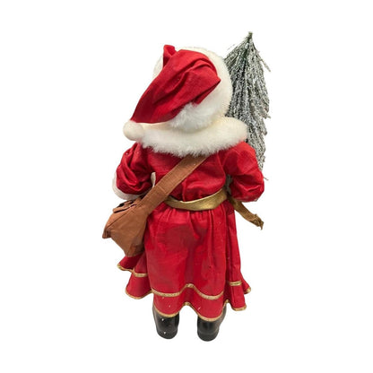 "A Tree for the Children" Santa Collection: Festive Santa Claus Figurine for Holiday Decor Image3