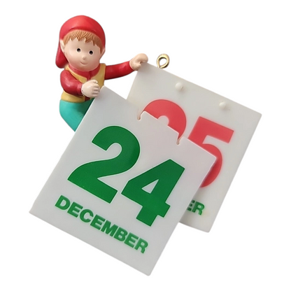 1986 Santa’s Calendar (Elf) (Treasury of Christmas)