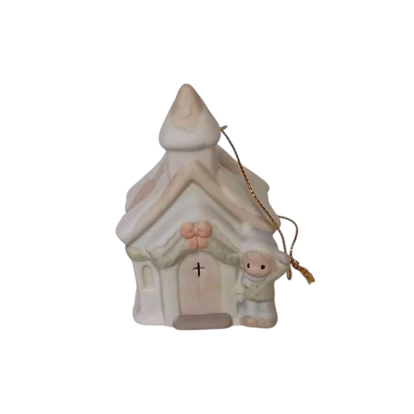 1993 Chapel - Porcelain Haning Ornament (Precious Moments) 530484