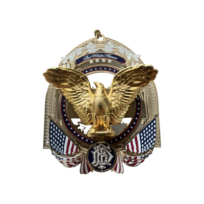 Calvin Coolidge Inspired 2015 Ornament with White House Silhouette Image1