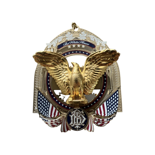 Calvin Coolidge Inspired 2015 Ornament with White House Silhouette Image1
