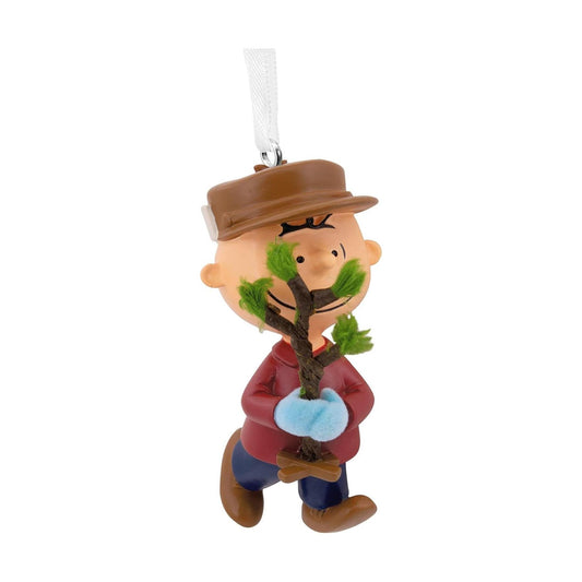 Charlie Brown with Tree Hallmark Ornament (Peanuts) 2HCM9097 Image1