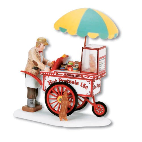 Christmas in The City: Pretzel Cart Vendor Brings Nostalgia and Charm to Holiday Scene Image1