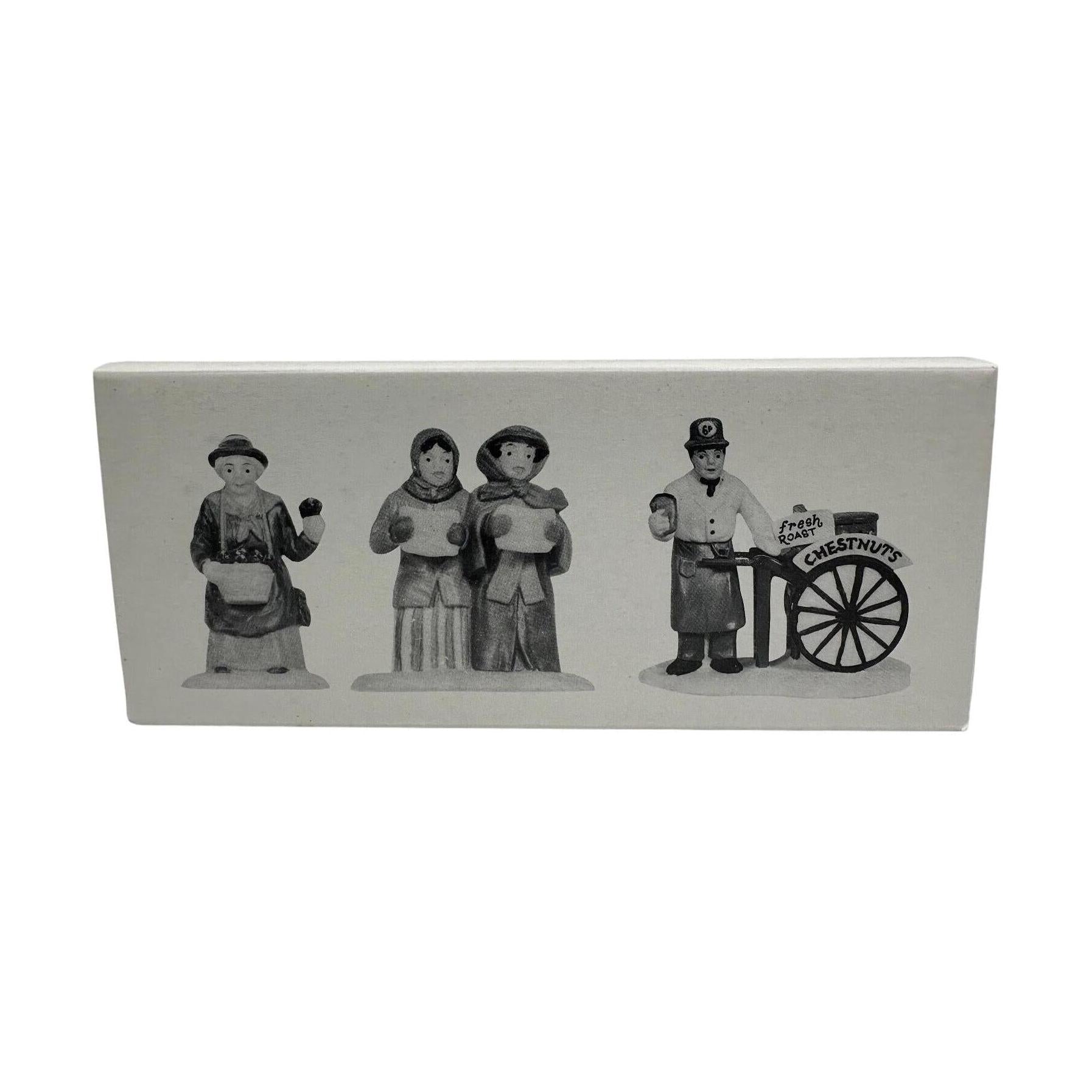Department 56 Accessory "Violet Carolers Chestnut Vendor" - Charming Holiday Scene Image2
