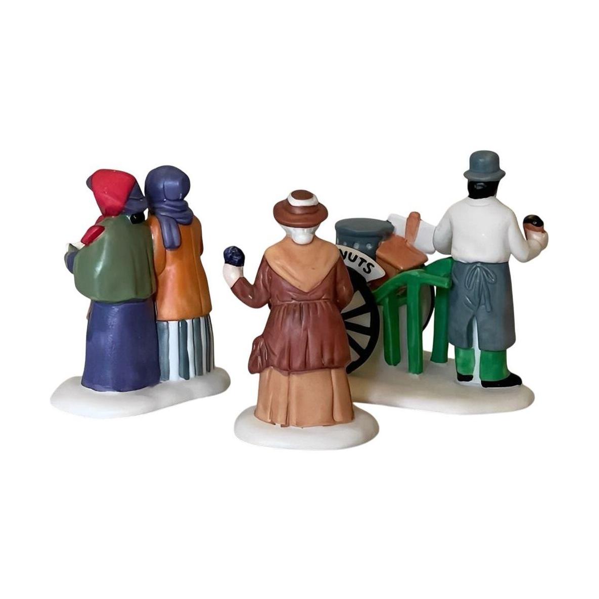 Department 56 Accessory "Violet Carolers Chestnut Vendor" - Charming Holiday Scene Image3