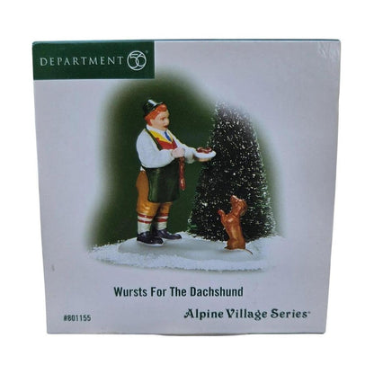 Department 56 Alpine Village "Wursts for the Dachshund" Accessory Figurine - Charming Holiday Decor Image2