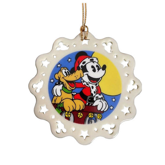 Disney Mickey Mouse and Pluto Ornament - Festive Holiday Decor Image1