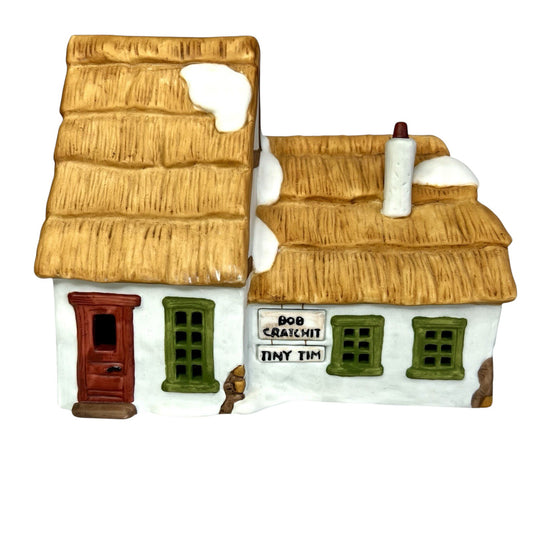 Vintage The Cottage of Bob Cratchit and Tiny Tim - Dickens' Village Series (Department 56) 1680238