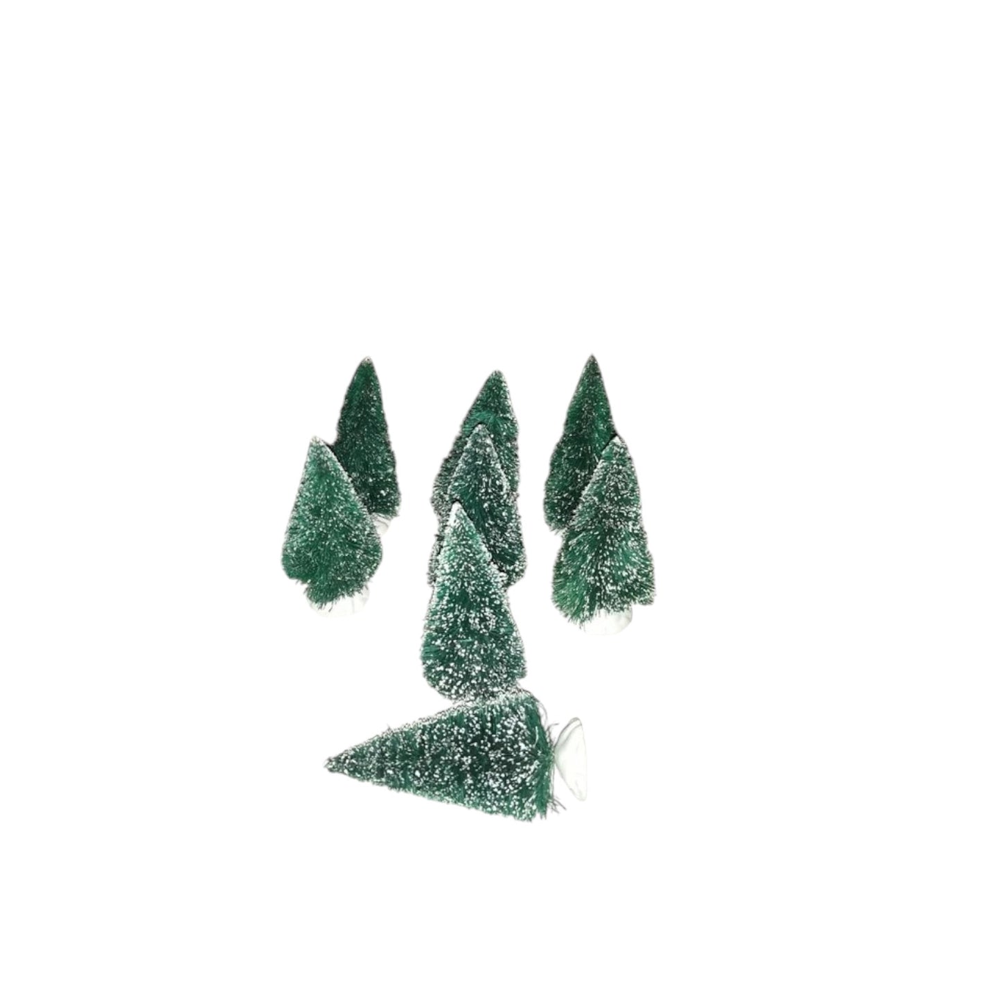 Vintage Village Frosted Topiary Trees (Set of 8) (Department 56) 5202-7