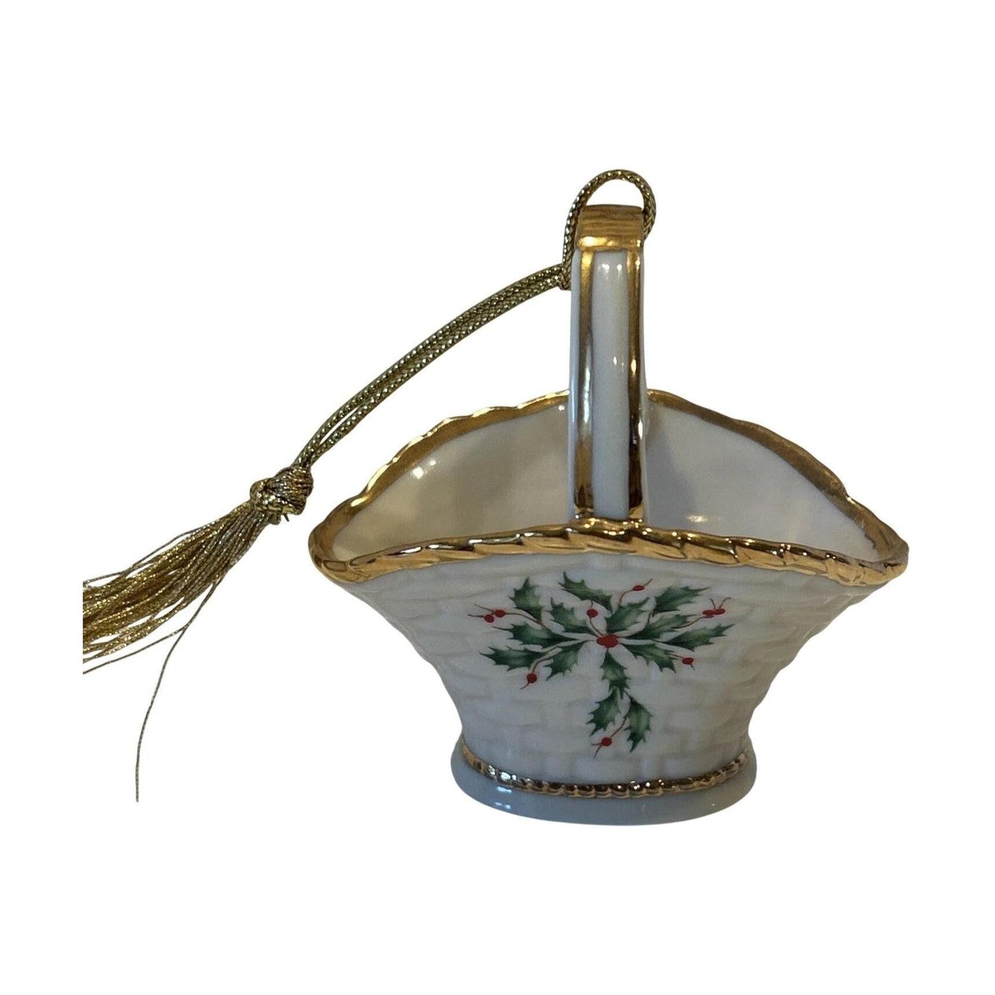 Elegant Porcelain Jar Ornament for Holiday Decor Image1