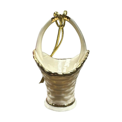 Elegant Porcelain Jar Ornament for Holiday Decor Image4