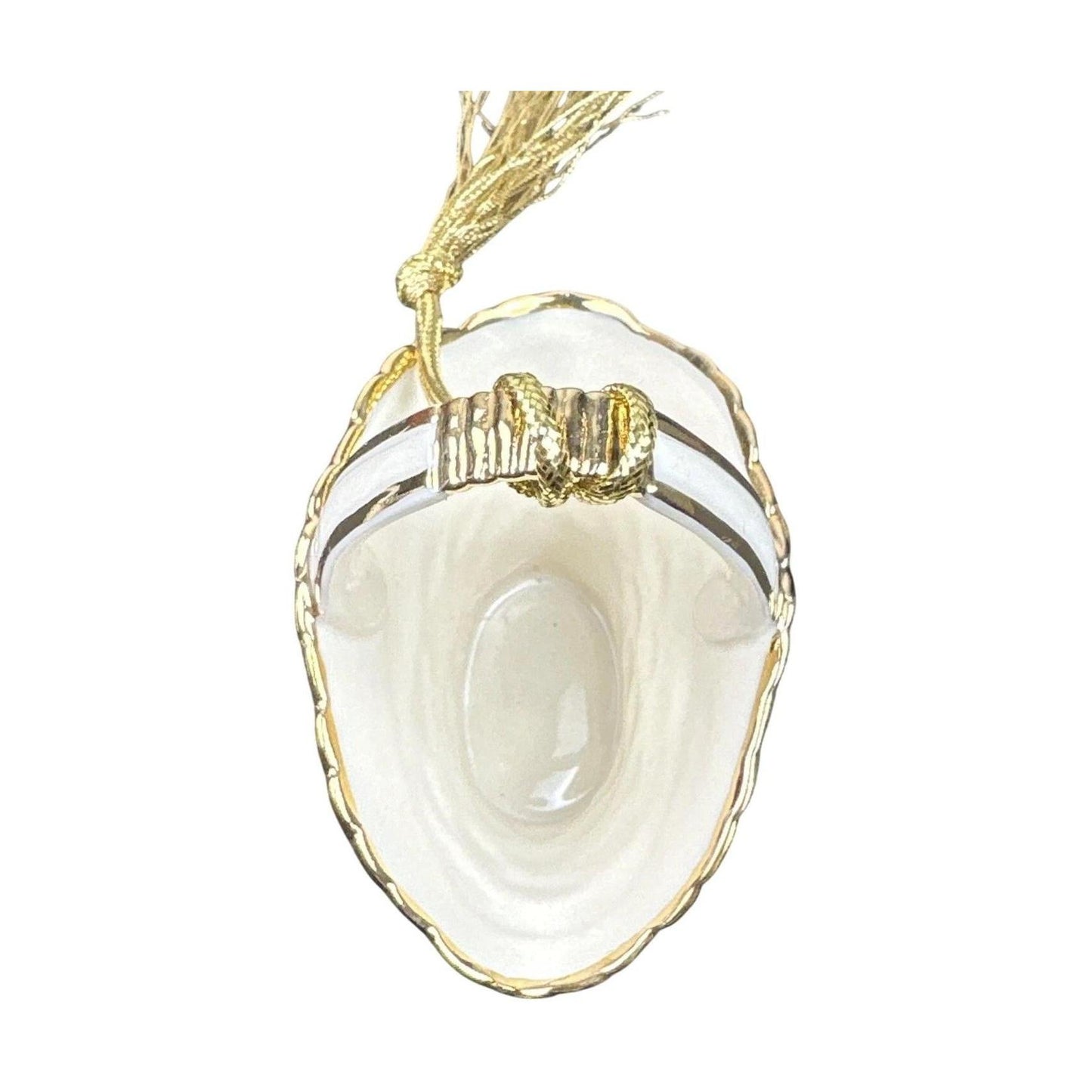 Elegant Porcelain Jar Ornament for Holiday Decor Image5