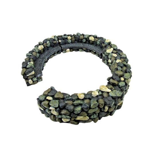 2001 “Fieldstone Curved Wall/Bench (Set of 4)” (Village Accessories Series – Department 56)