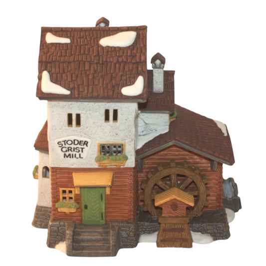 Vintage Stoder Grist Mill - Alpine Village Series (Department 56) 1480481