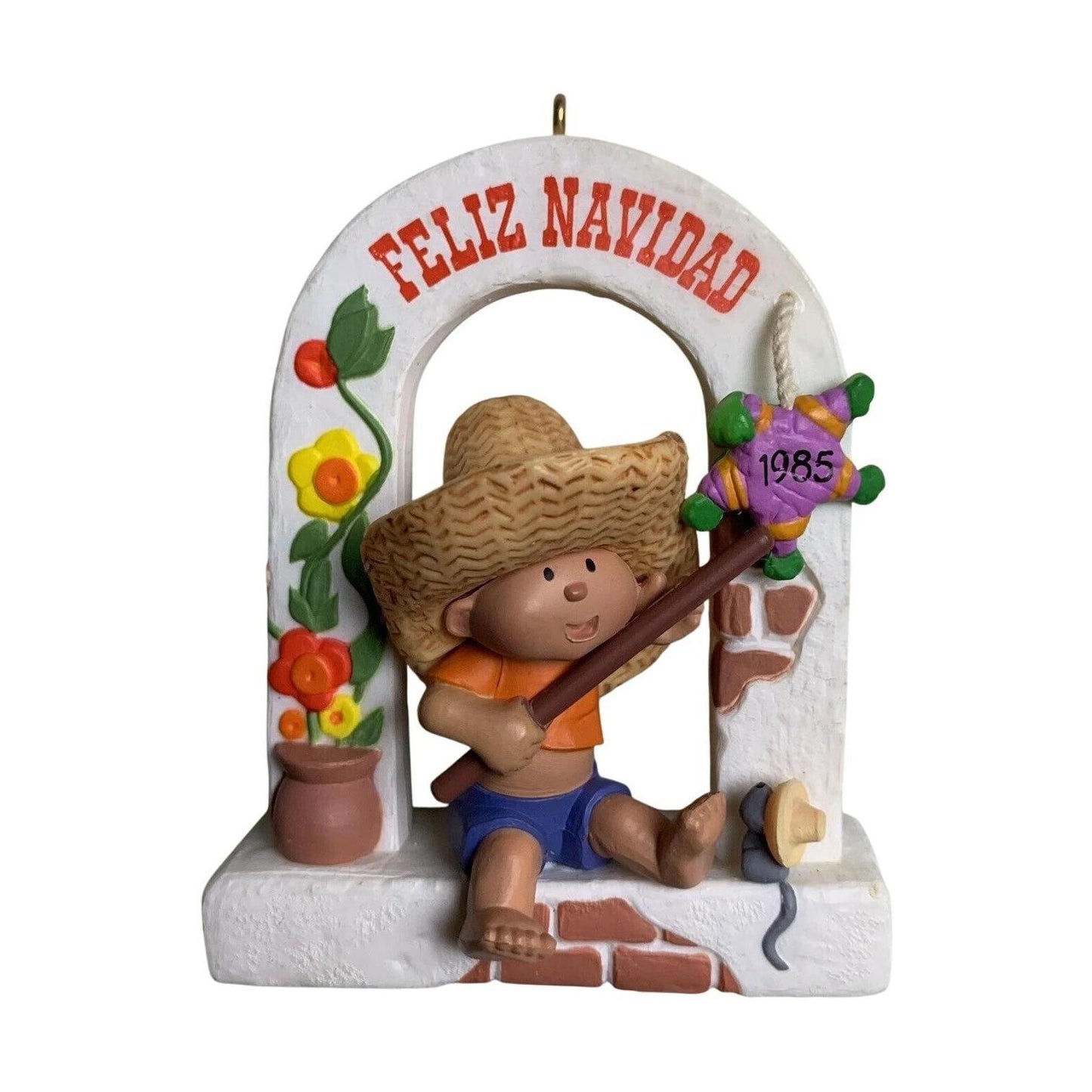 Feliz Navidad Hallmark Ornament (Windows of the World) QX4902 Image1