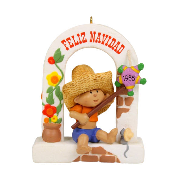 Feliz Navidad Hallmark Ornament (Windows of the World) QX4902