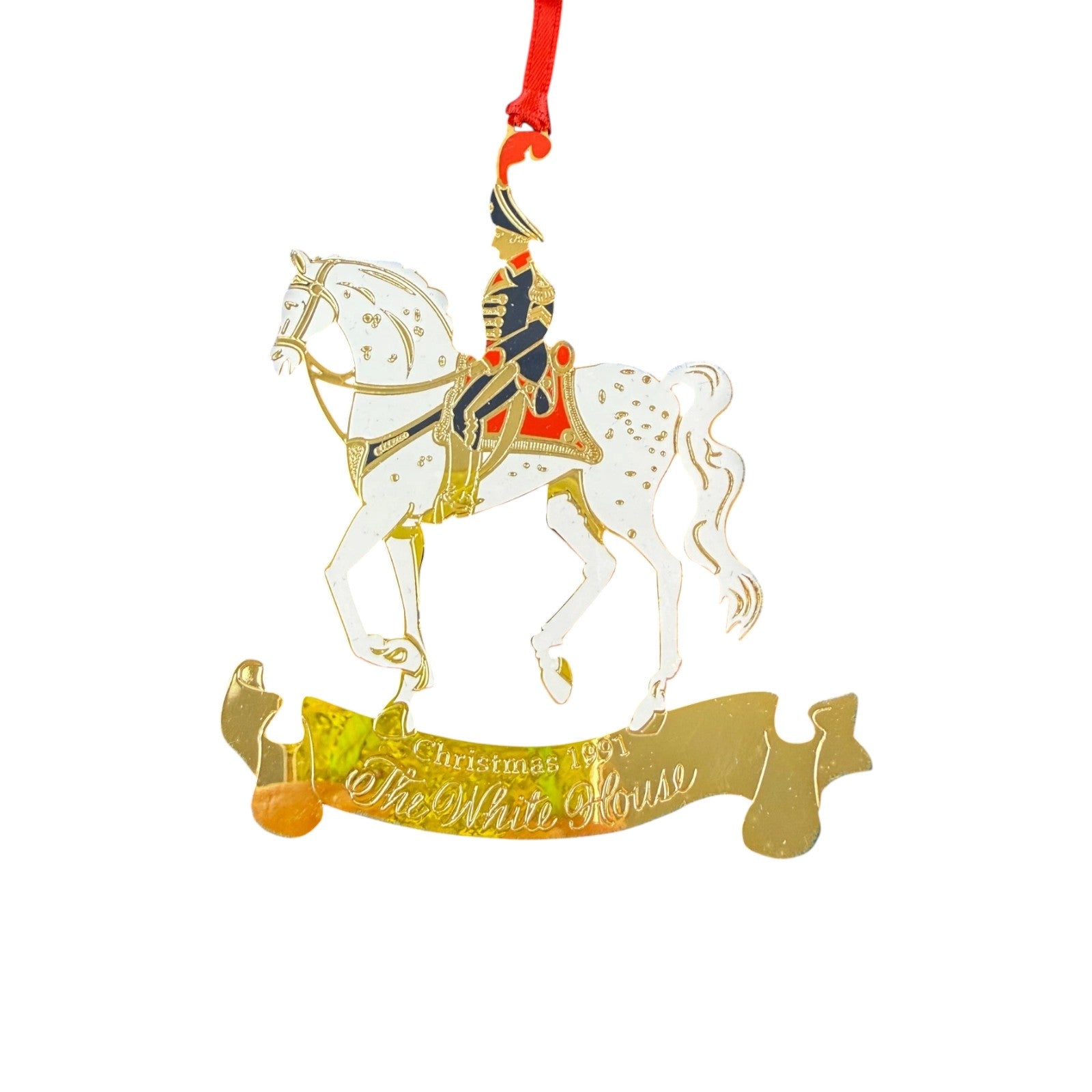 Gold Horse Guard Ornament Inspired by White House History Image1