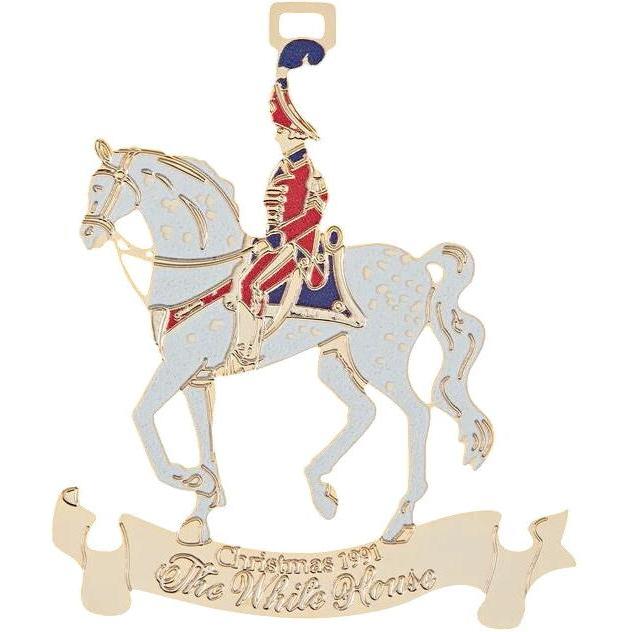 Gold Horse Guard Ornament Inspired by White House History Image4