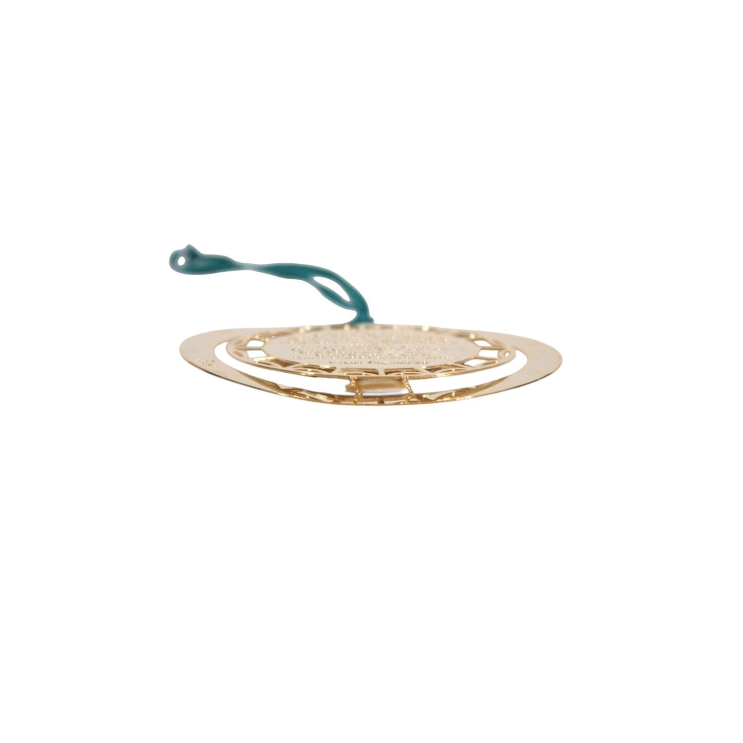 Gold-Trimmed White House Christmas Ornament | Porcelain Winter Scene Decor Image5