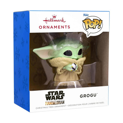 Grogu Holding Cup Hallmark Ornament (Star Wars - Blown Glass) 3HCM1098 Image2