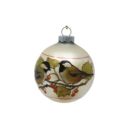 1976 Birds of Winter (Chickadees)