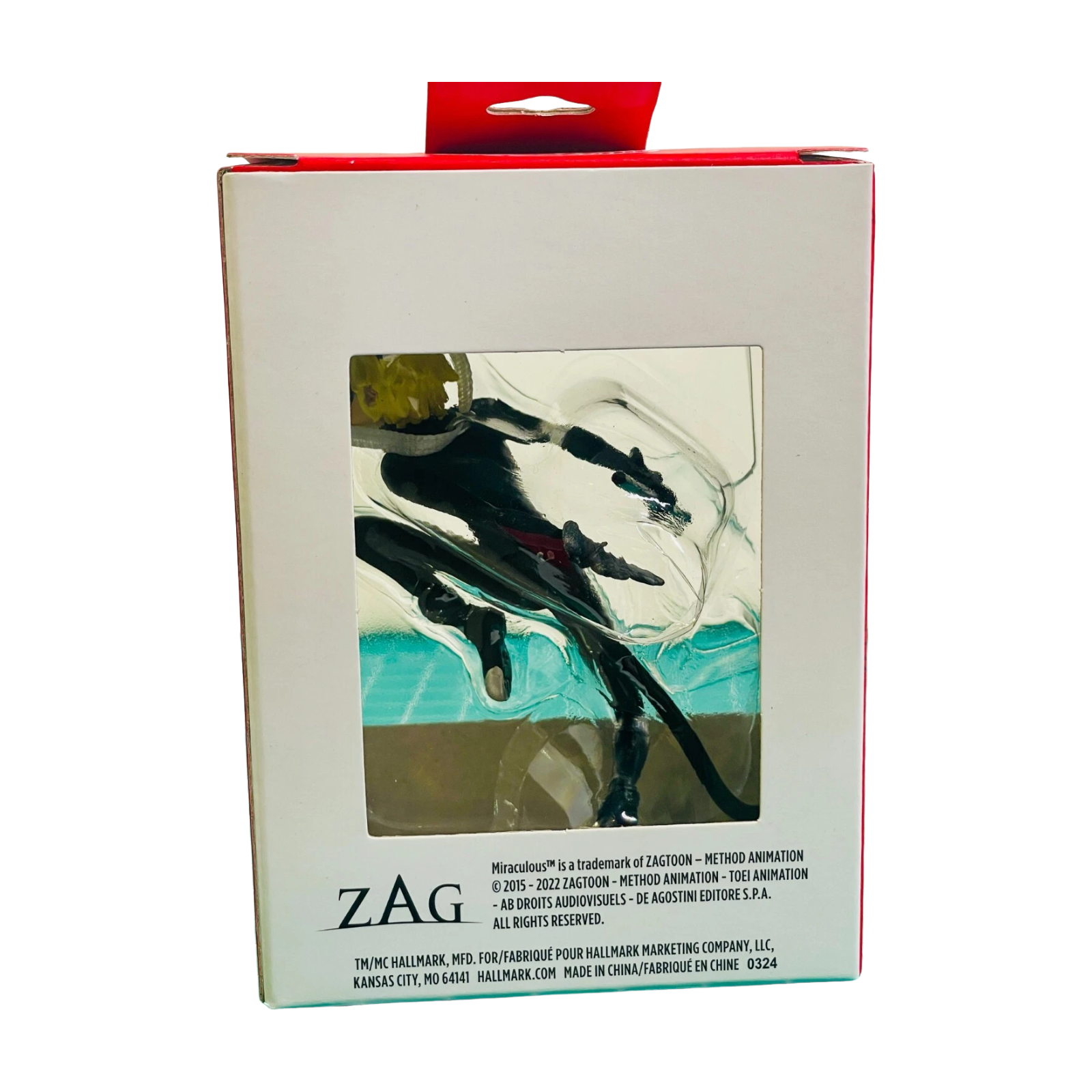 Hallmark 2022 Miraculous Cat Noir (Animation) - 3HCM3260 Hallmark Ornament 3HCM3260 Image5