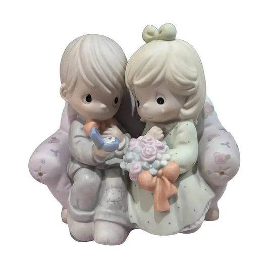 Handcrafted Precious Moments Wedding Figurine: A Symbol of Love and Commitment Image1
