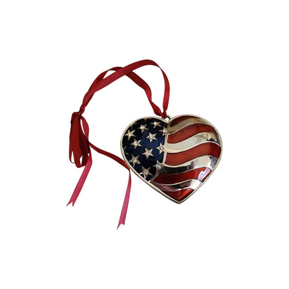 Heart of America Ornament – Silverplated Ornament Patriotic Lenox Ornament 6199566 Image4